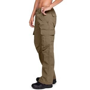 Under Armour Women's UA Storm Tactical Patrol Pants Loose Fit Brown Sz 6